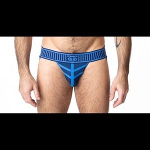 NWT Nasty Pig Hazard Jock - Blue - Medium